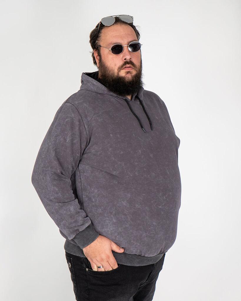 La ForceGrande Muški duks SB U24167, Sivi