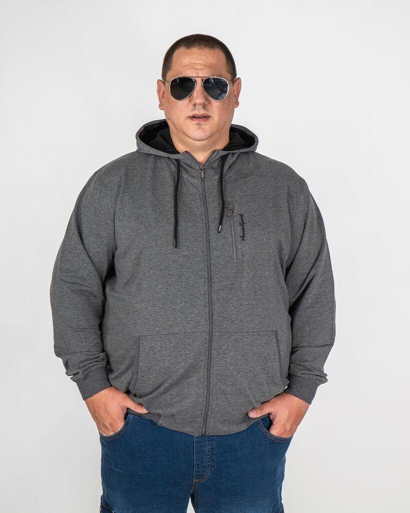 La ForceGrande Muška dukserica FF4008, Siva