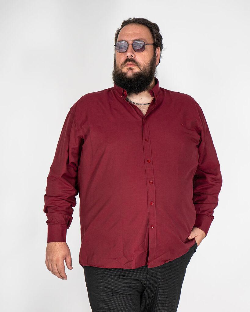 La ForceGrande Muška košulja MC 80-20-062, Bordo