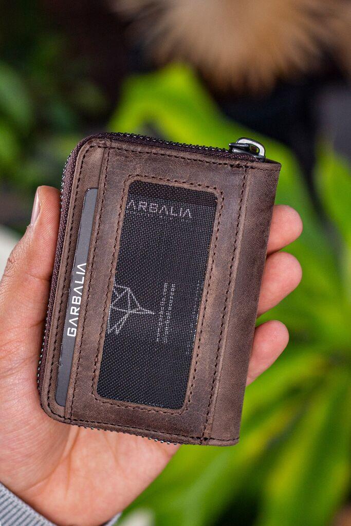 Garbalia Novčanik za kartice Clovis, Braon