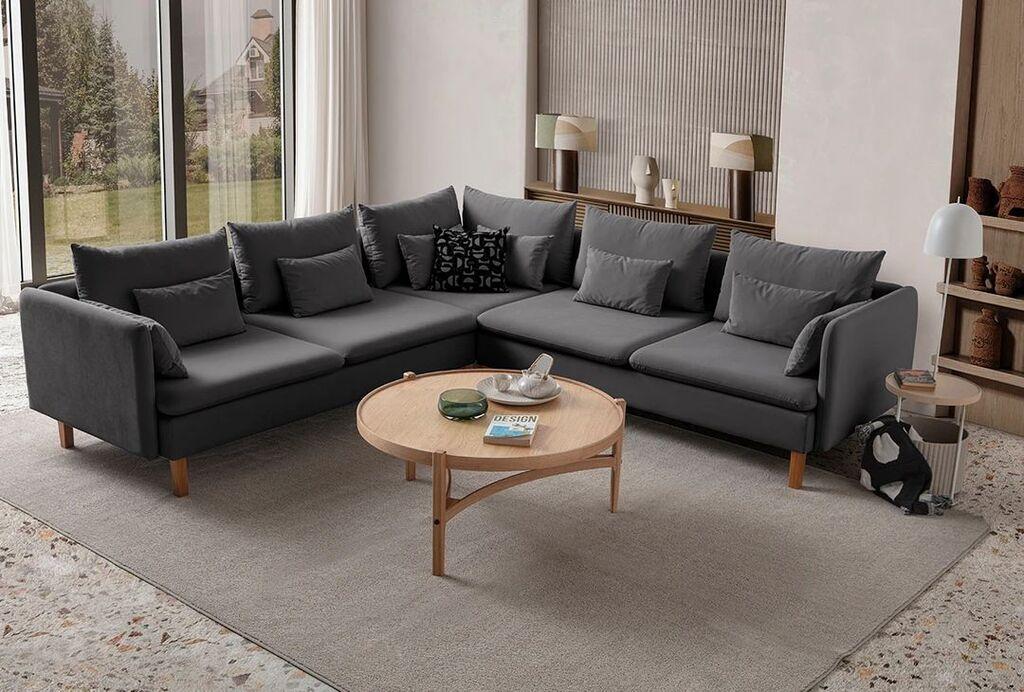 Atelier del Sofa Ugaona garnitura Flexy L, 285 x 285 x 100 cm, Antracit