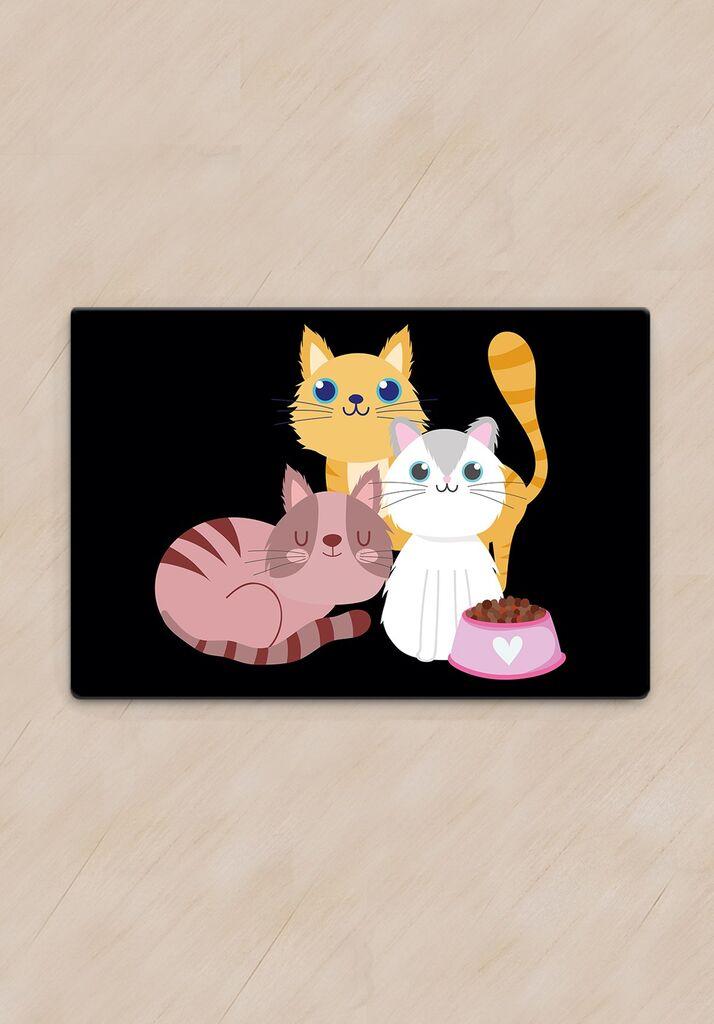 Paws & Whiskers Prostirka za posude Tresga, Šarena