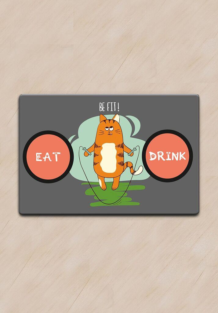 Paws & Whiskers Prostirka za posude Rope Jump, Šarena