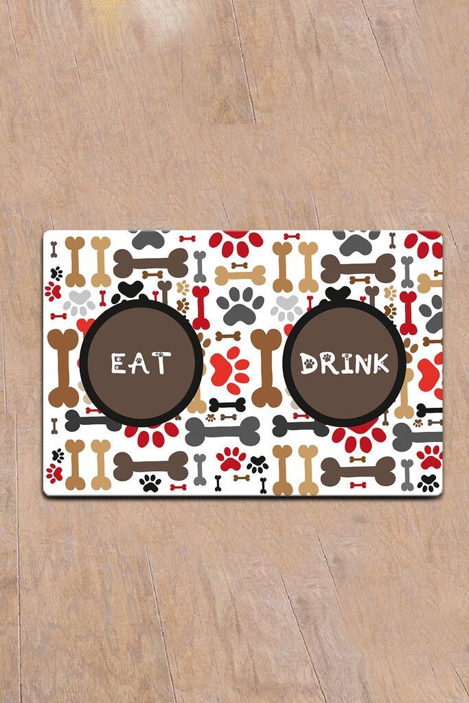 Paws & Whiskers Prostirka za posude Kosten, Šarena