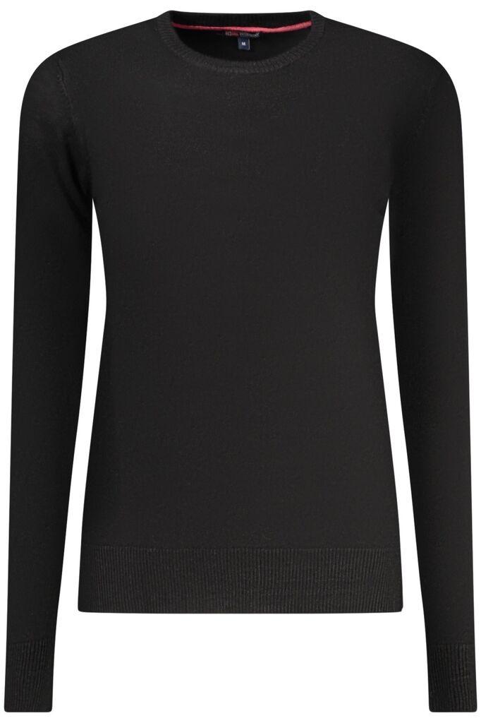 Norway 1963 Ženski džemper 853401, Okrugli izrez, Crni