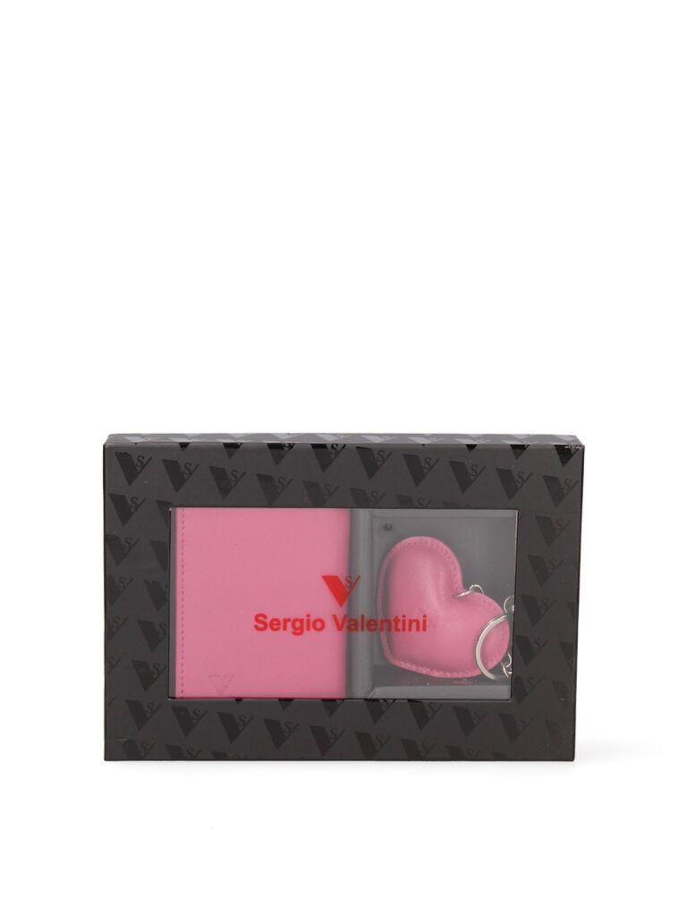 Sergio Valentini Muški set VS-1022, Novčanik i privezak, Roze