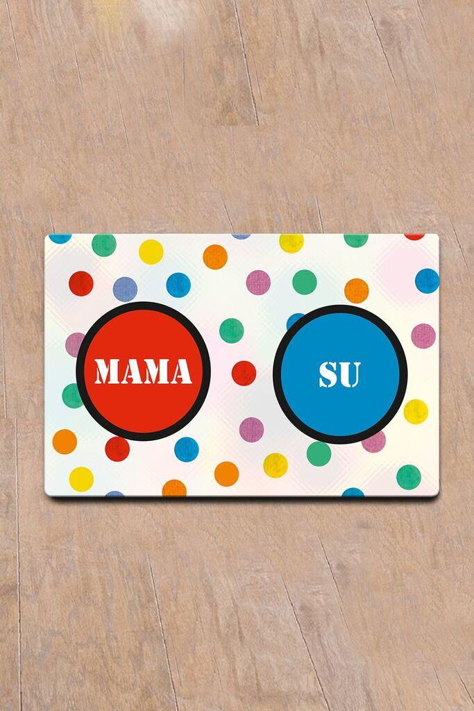 Paws & Whiskers Prostirka za posude Alimente, Šarena