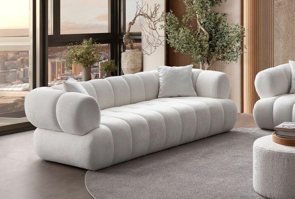 Atelier del Sofa Trosed Petra, 230 cm, Beli