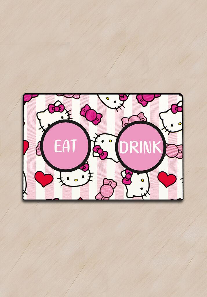 Paws & Whiskers Prostirka za posude Berretto Rosa, Šarena