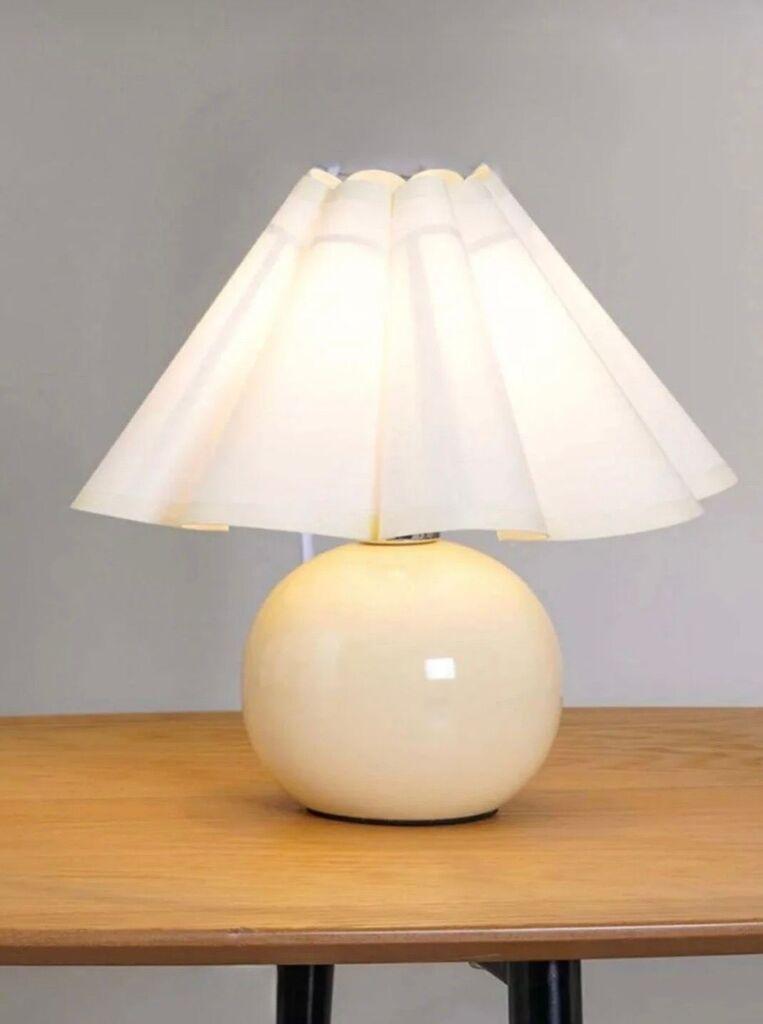 Opviq Stona lampa BRZ-343403, 40 W, 28 cm, Krem