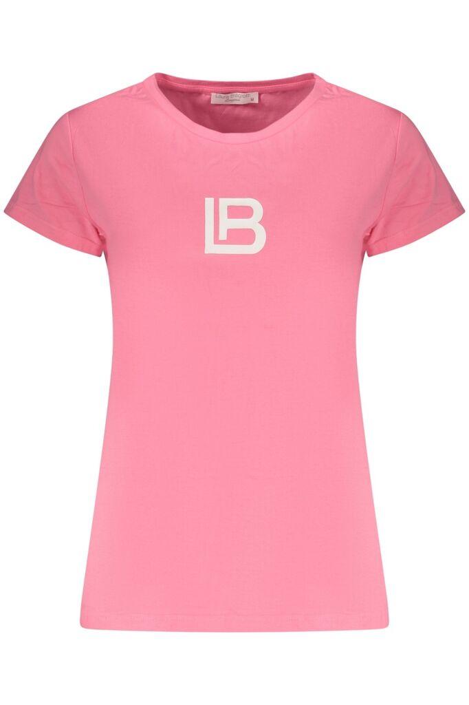 Laura Biagiotti Ženska majica BOA95003S, Okrugli izrez, Roze