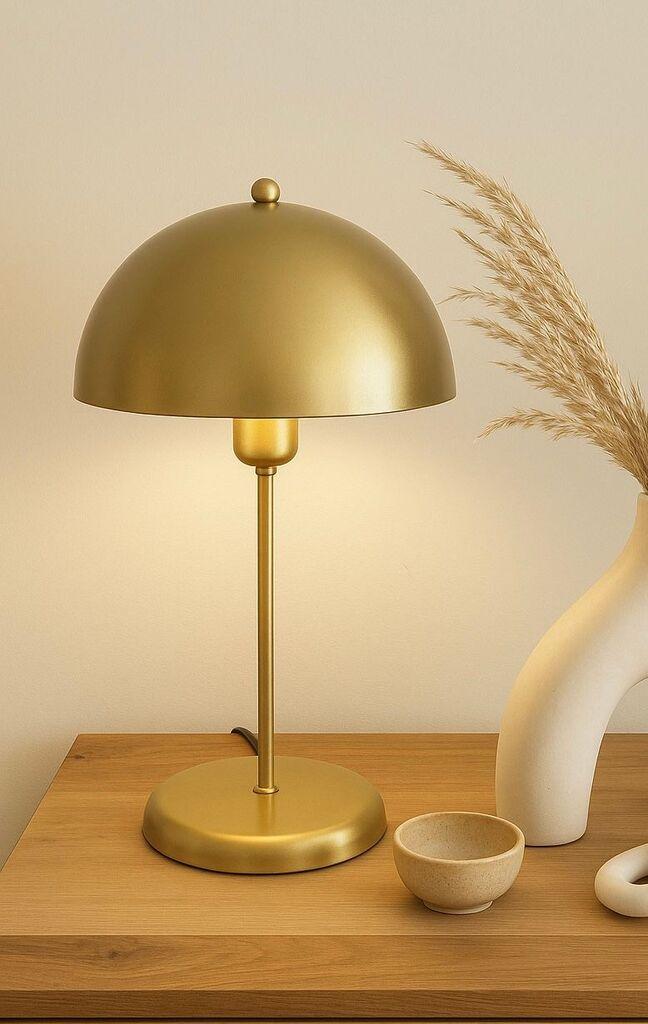 Opviq Stona lampa BRZ-340114, 40 W, 39 cm, Zlatna boja