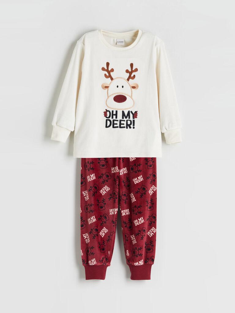 LC Waikiki Komplet pidžame za dečake W5EG46Z1-EEW, Krem