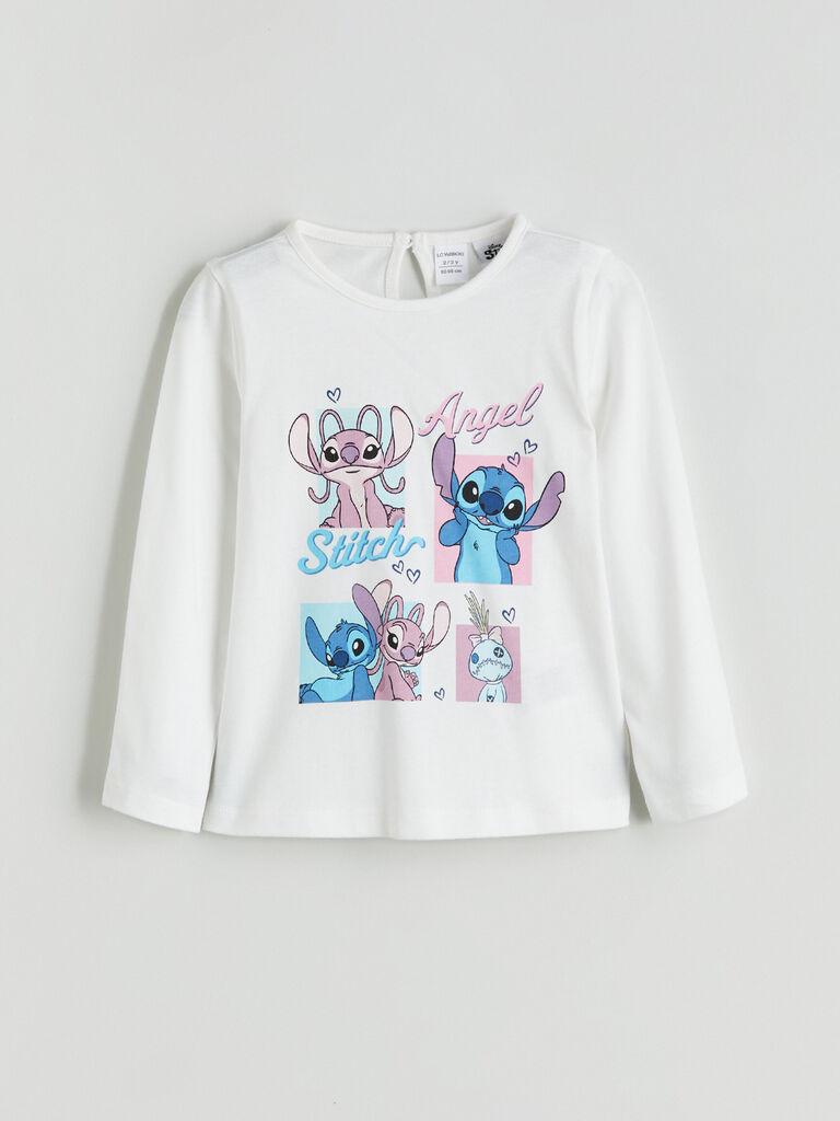 LC Waikiki Majica za devojčice W5JV54Z1-R9J, Dugi rukav, Bela