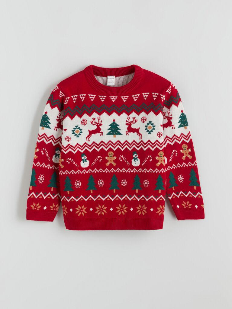 LC Waikiki Džemper za dečake W5FA67Z1-MMQ, Crveni
