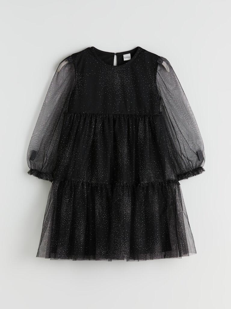 LC Waikiki Haljina za devojčice W5JL79Z4-LQJ, Midi, Crna