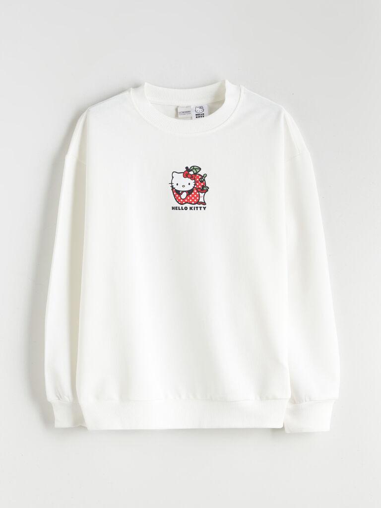 LC Waikiki Duks za devojčice W5KF96Z4-R9J, Oversize, Beli