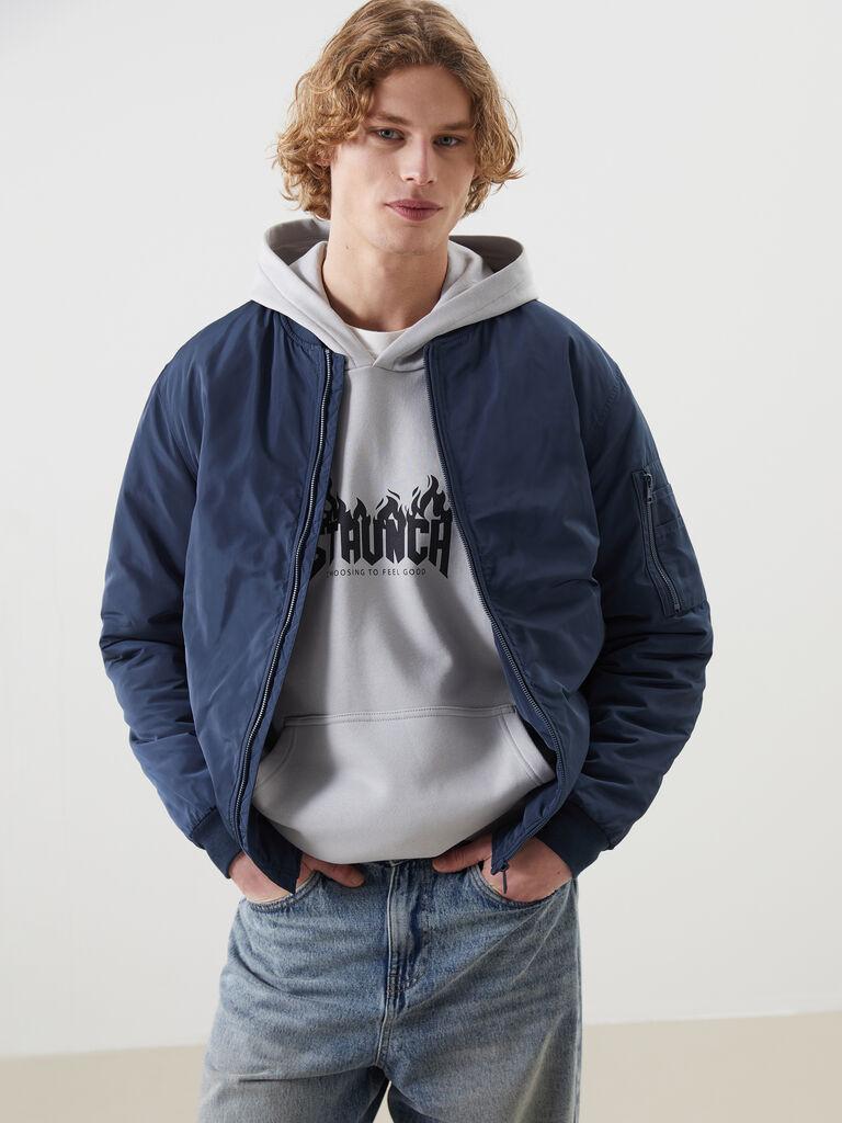 LC Waikiki Muška jakna W51974Z8-R4L, Regular, Teget