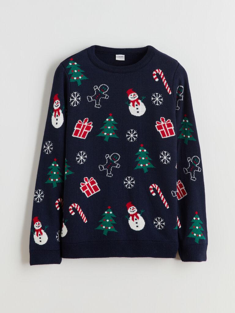 LC Waikiki Džemper za dečake W5EG28Z4-HRC, Teget