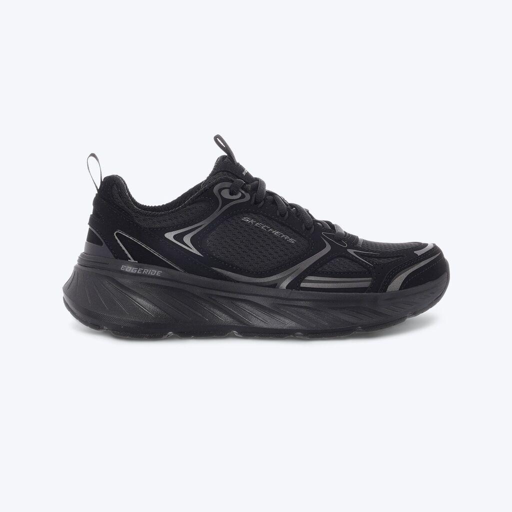 Skechers Ženske patike Edgeride silver eclipse, Crne