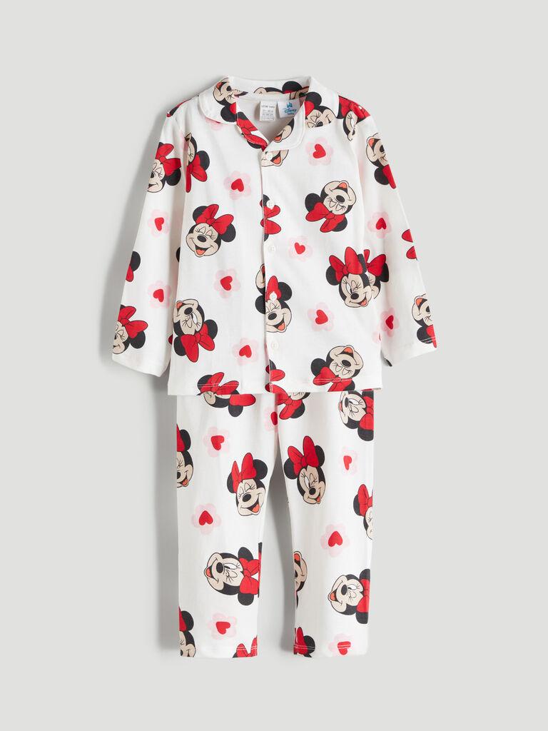 LC Waikiki Komplet pidžama za bebe W5G910Z1-LRA, Dugi rukav, Bela