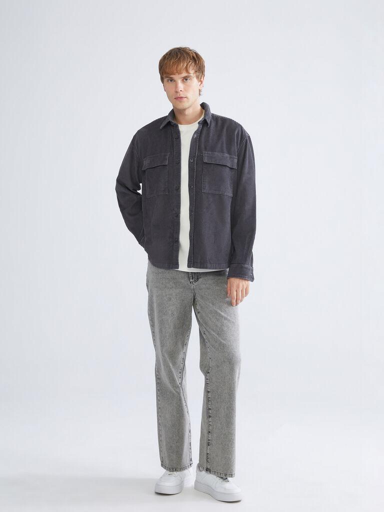 LC Waikiki Muška košulja W59908Z8-SEH, Antracit