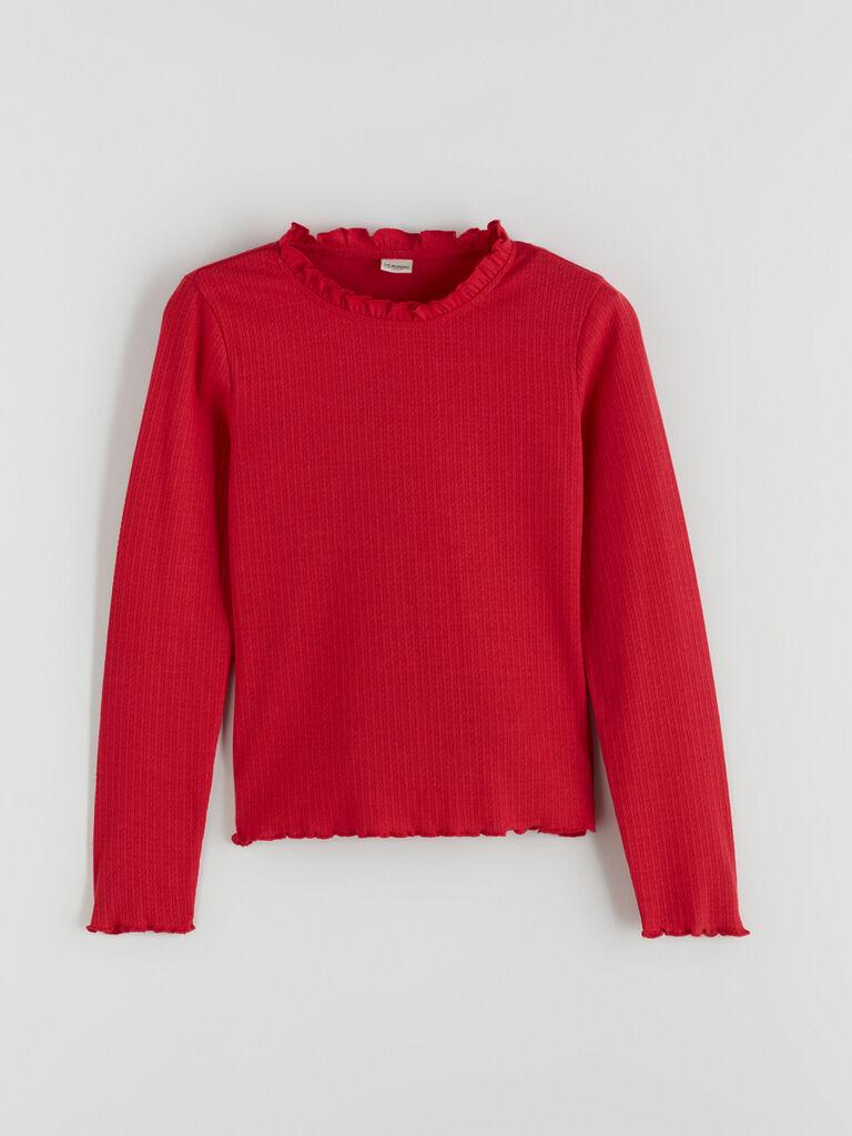 LC Waikiki Majica za devojčice W5DH75Z4-HPM, Dugih rukava, Crvena