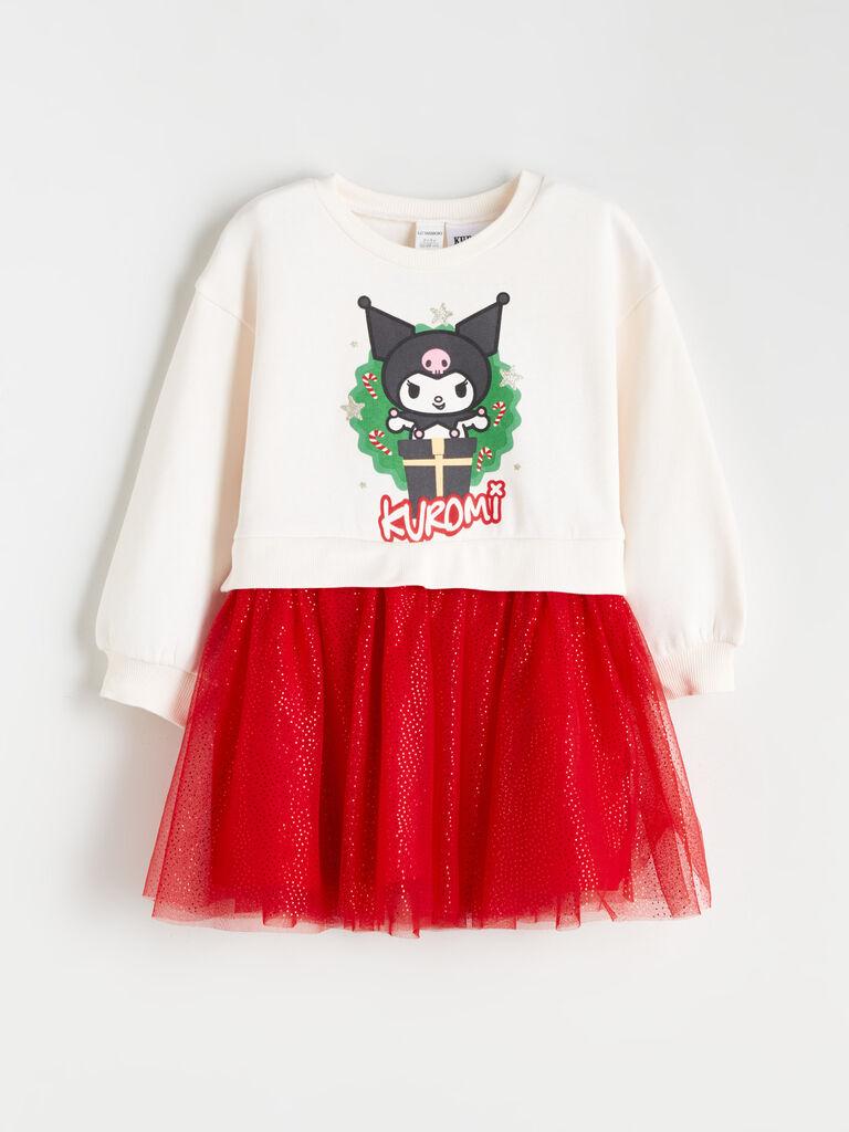 LC Waikiki Haljina za devojčice W5KK05Z1-FES, Midi, Bež-crvena