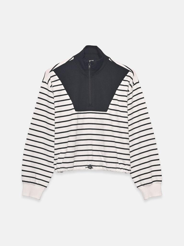 LC Waikiki Duks za devojčice W57324Z4-LEG, Zip kragna, Crni