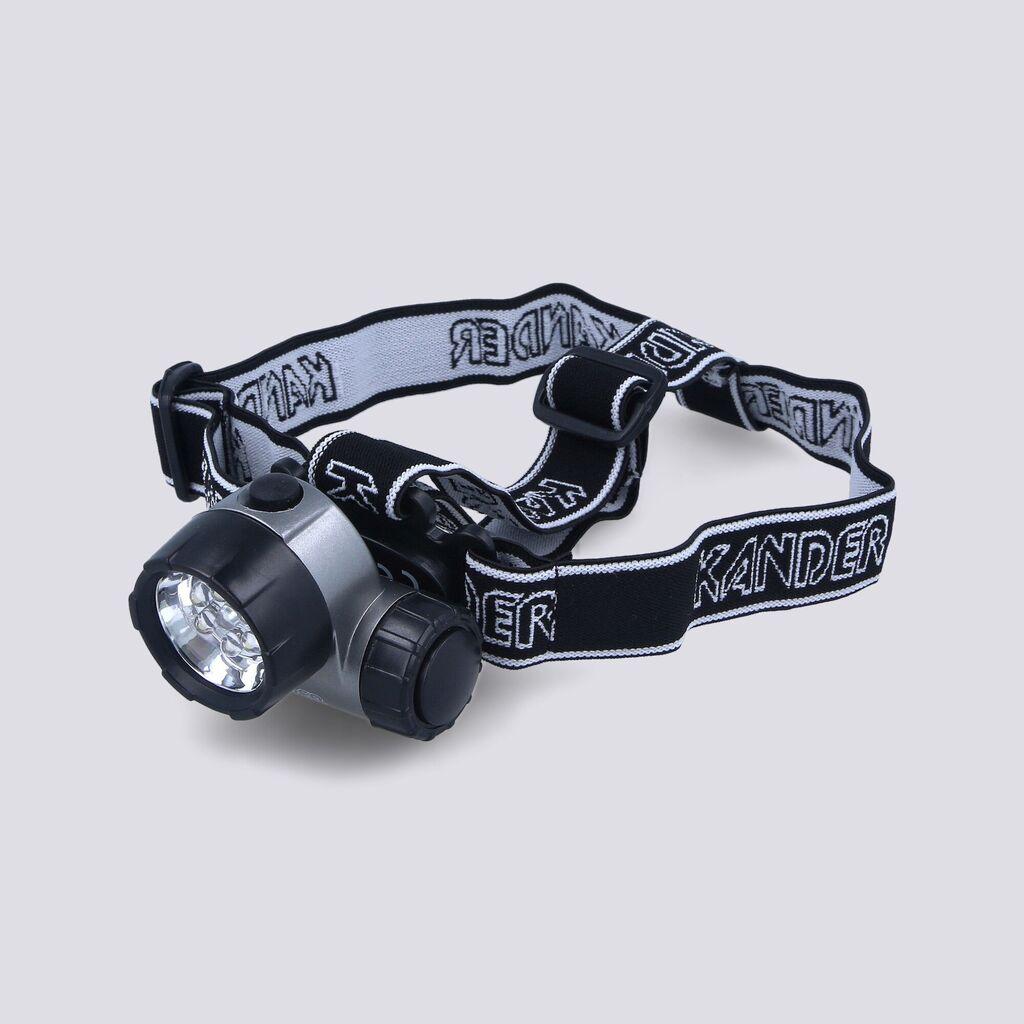 Kander Lampa za glavu 7 led, 2 funkcije, Crna