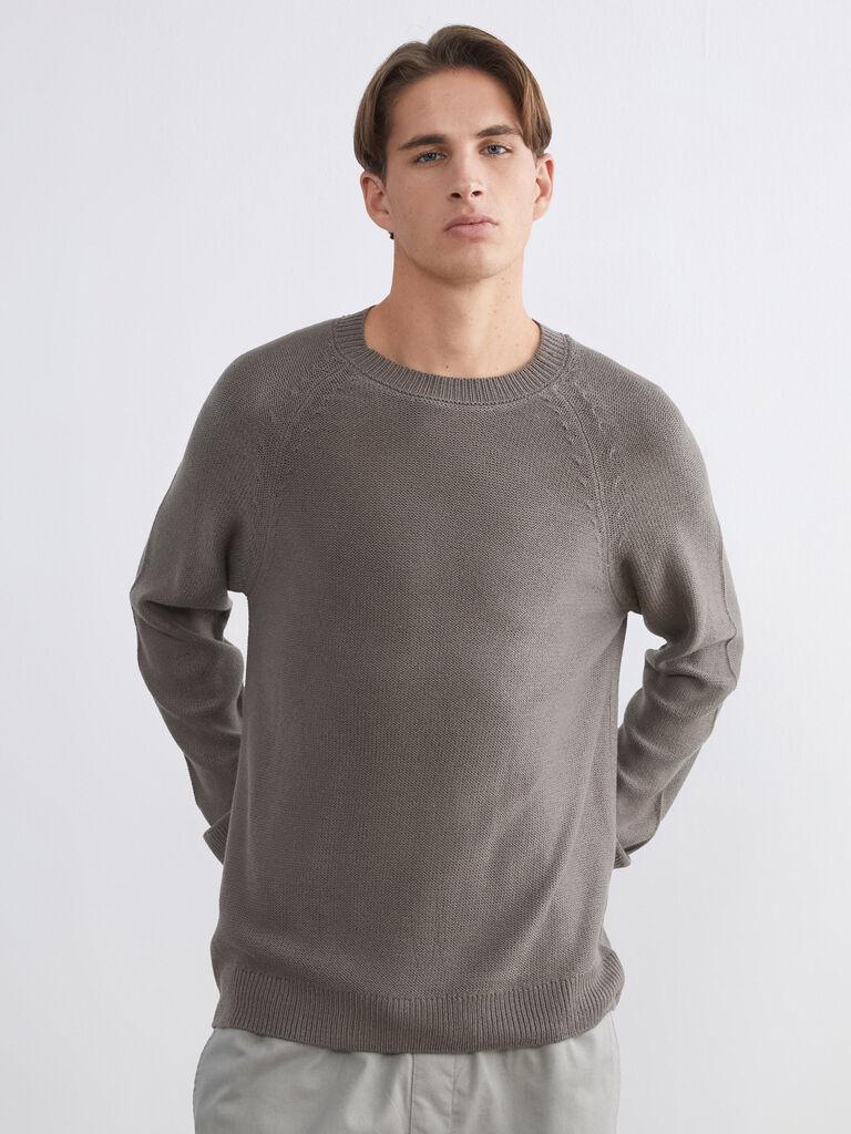 LC Waikiki Muški džemper, W5AC55Z8-J0V, Braon