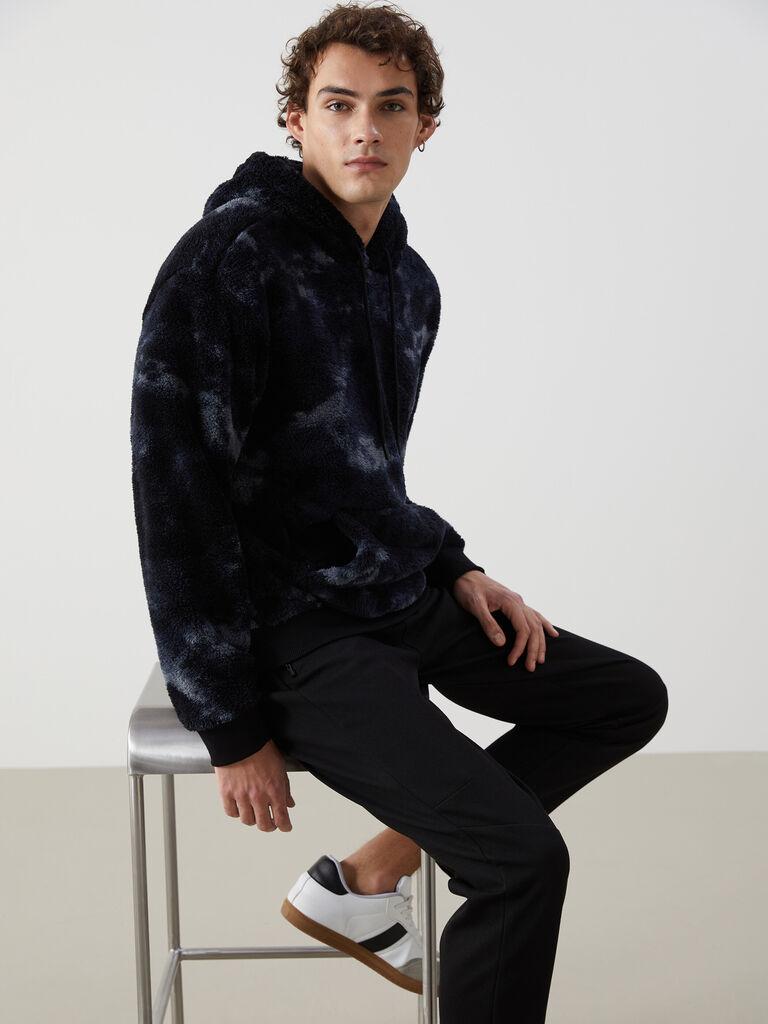 LC Waikiki Muški duks sa kapuljačom W4DQ76Z8-HZX, Antracit