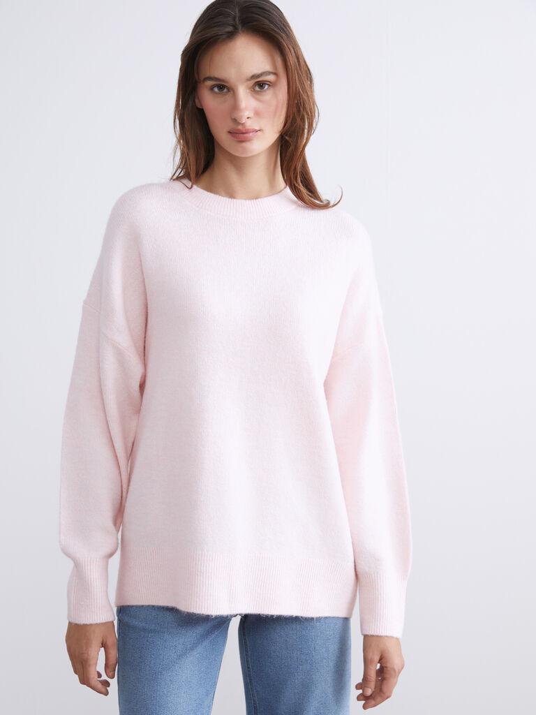 LC Waikiki Ženski džemper W5I818Z8-FW2, Oversize, Svetloroze