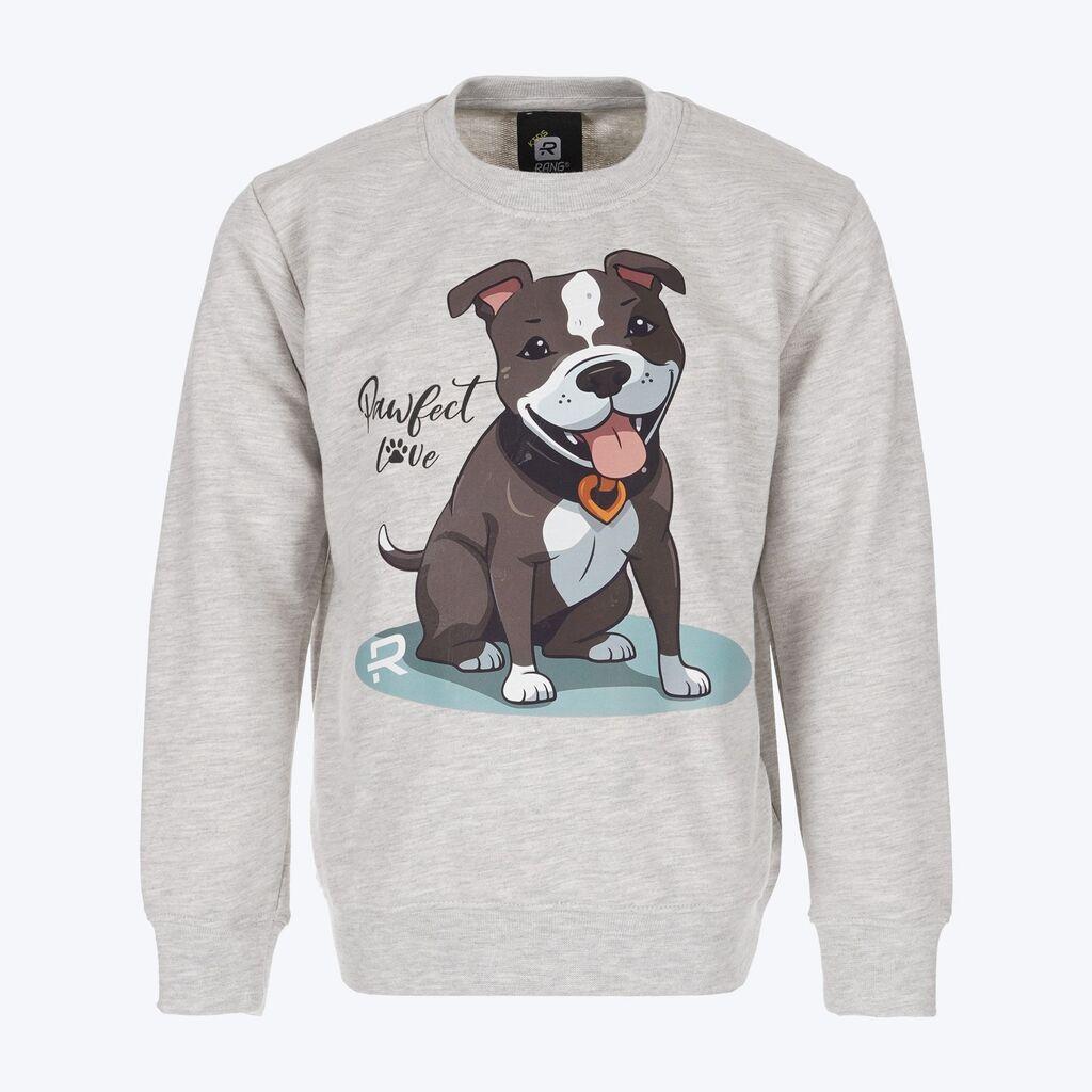 Rang Duks za devojčice Nya GG, Okrugli izrez,Sivi