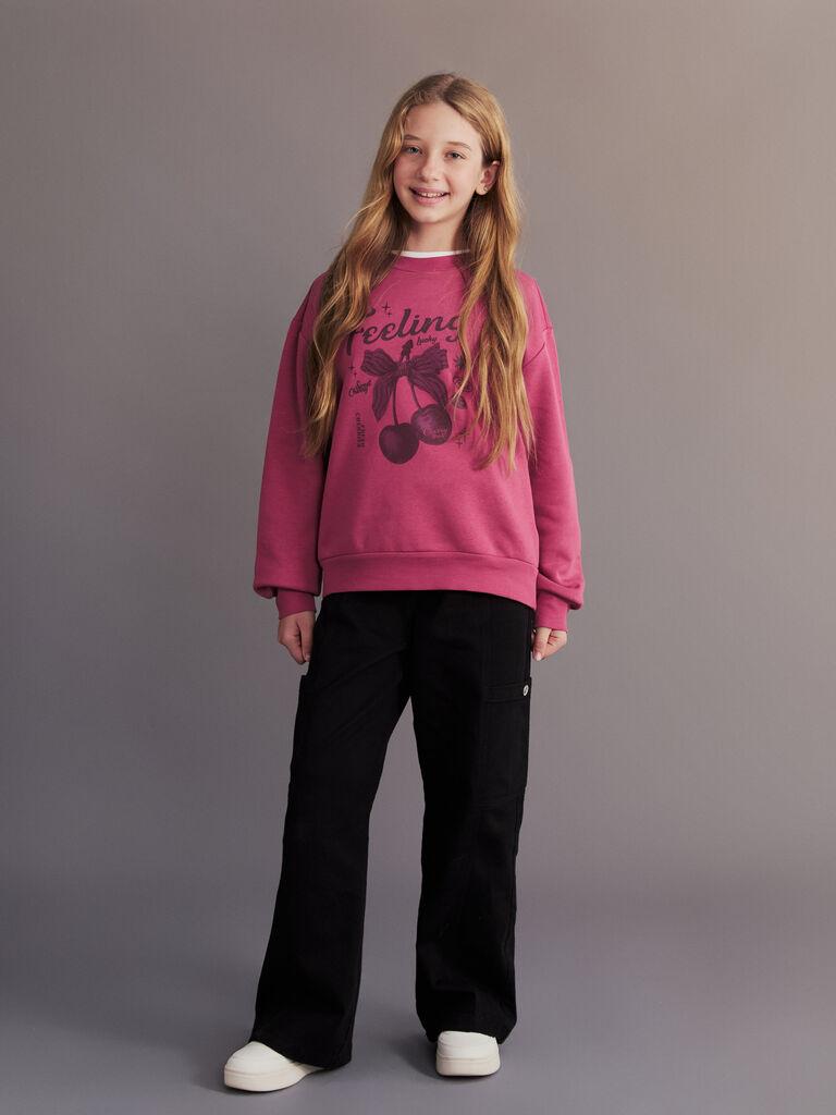 LC Waikiki Pantalone za devojčice W5AL07Z4-CVL, Kargo, Crne