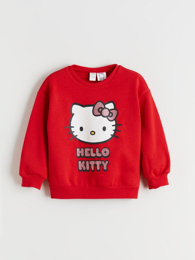 LC Waikiki Duks za devojčice W5MP01Z1-HC3, Okrugli izrez, Crveni