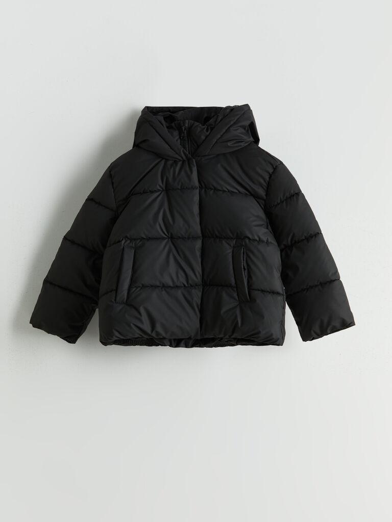 LC Waikiki Jakna za devojčice sa kapuljačom W52753Z4-CVL, Crna