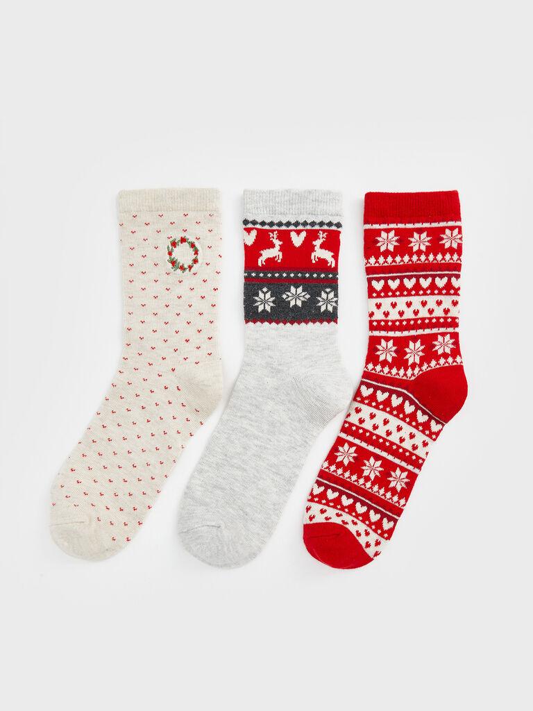 LC Waikiki Ženske čarape W4G499Z8-L8Q, 3 para, Višebojne