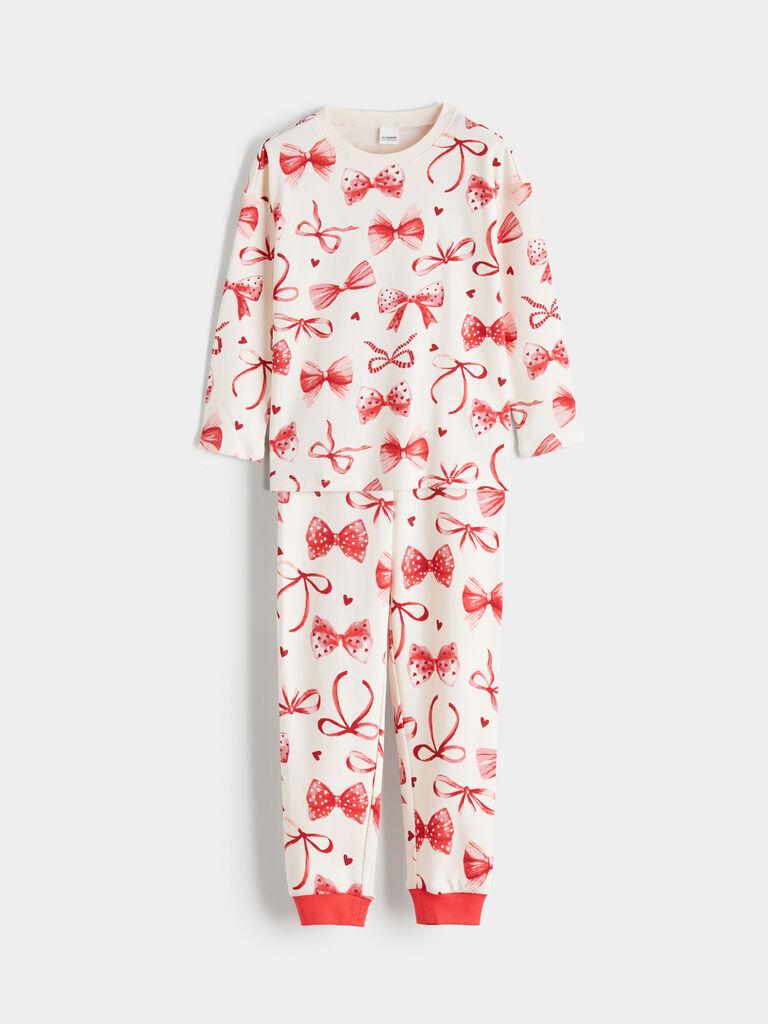 LC Waikiki Komplet pidžama za devojčice W5G840Z4-LT4, Dugi rukav, Roze