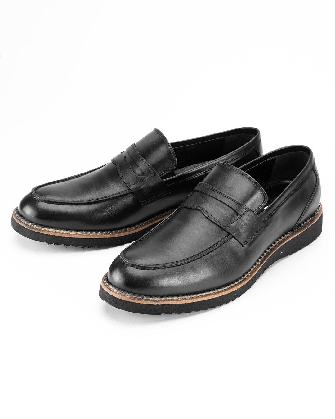 LA FORCE Muške kožne cipele DC-02255, Crne