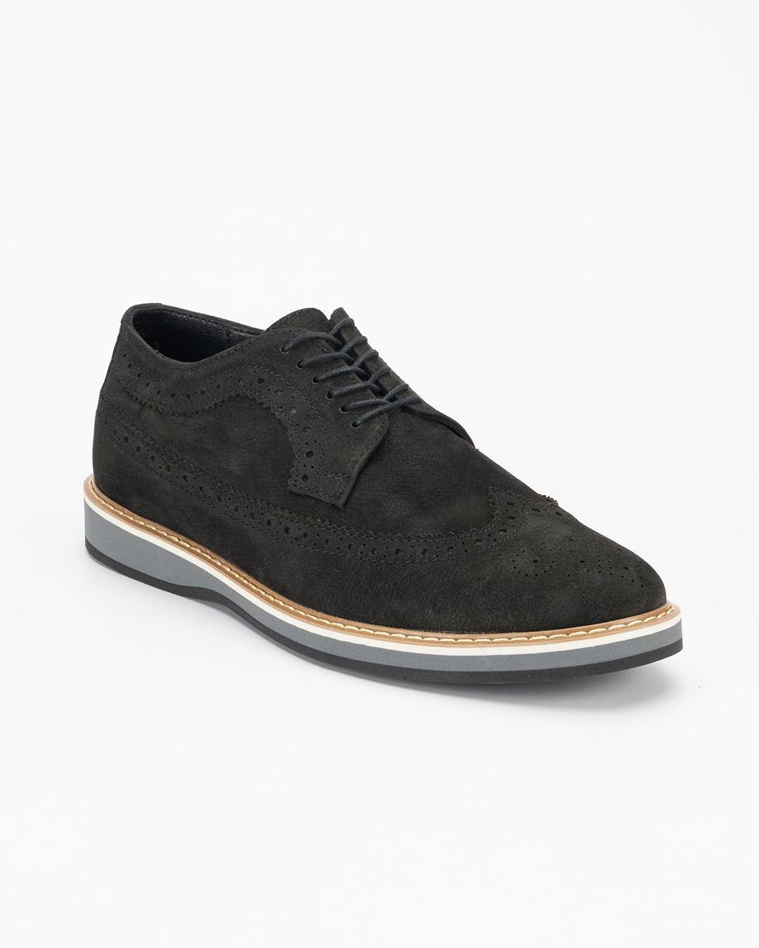 LA FORCE Muške kožne cipele 901-1, Crne