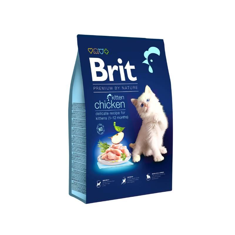 BRIT Premium Kitten Pileća hrana za mačiće 1,5 kg.