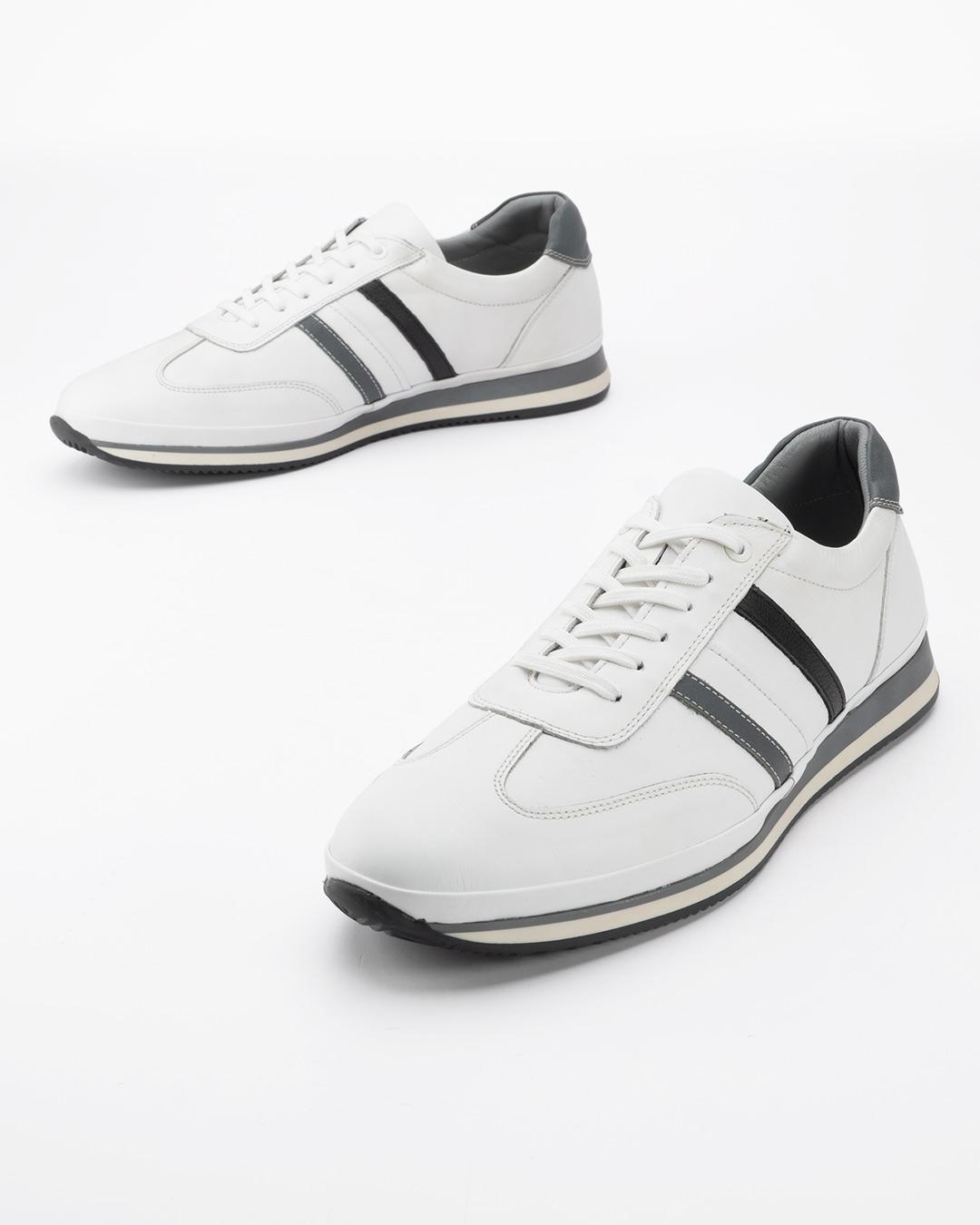 LA FORCE Muške kožne patike 4444-G, Bele