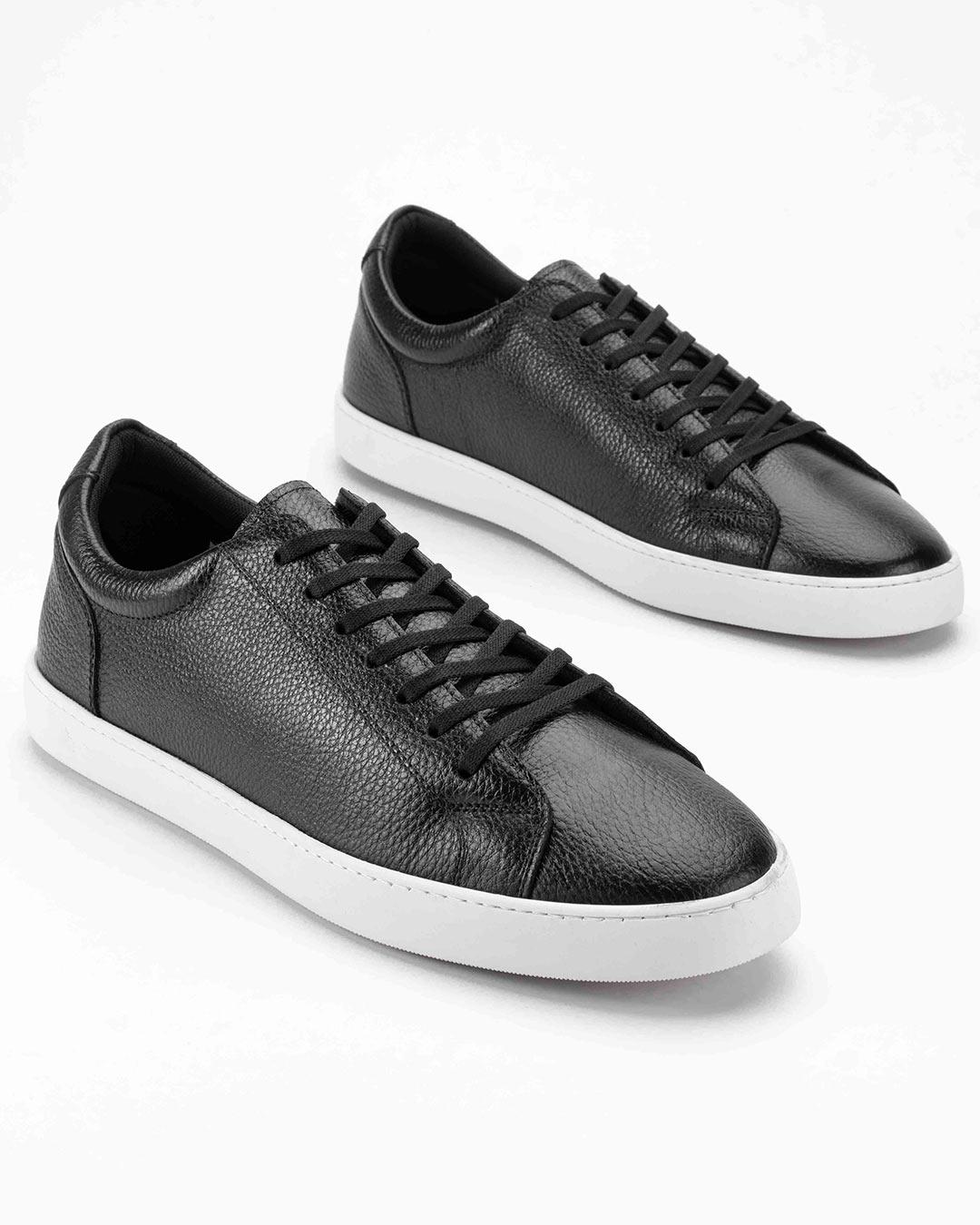 LA FORCE Muške kožne  patike CZ-56-015-17-G, Crne