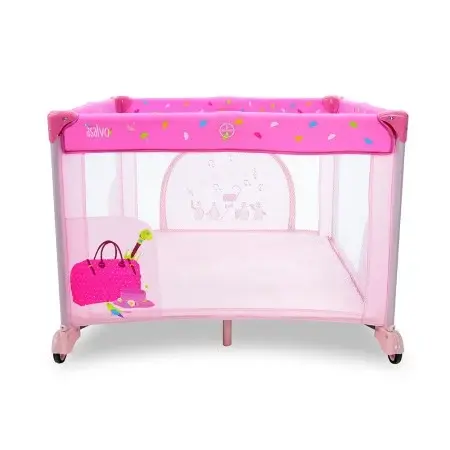 Asalvo Ogradica za bebe Square London, Roze