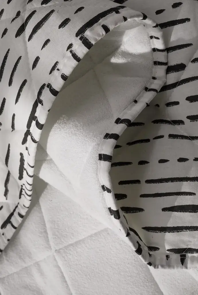 Stefan Prekrivač Pruge  652-9142, 140x200cm, Crno-beli