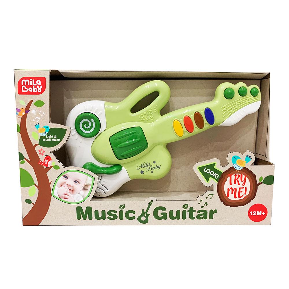 Mila baby Muzička igračka gitara, Šarena