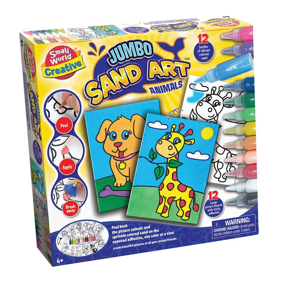 Creative Toys Kreativni set Oboji životinje peskom