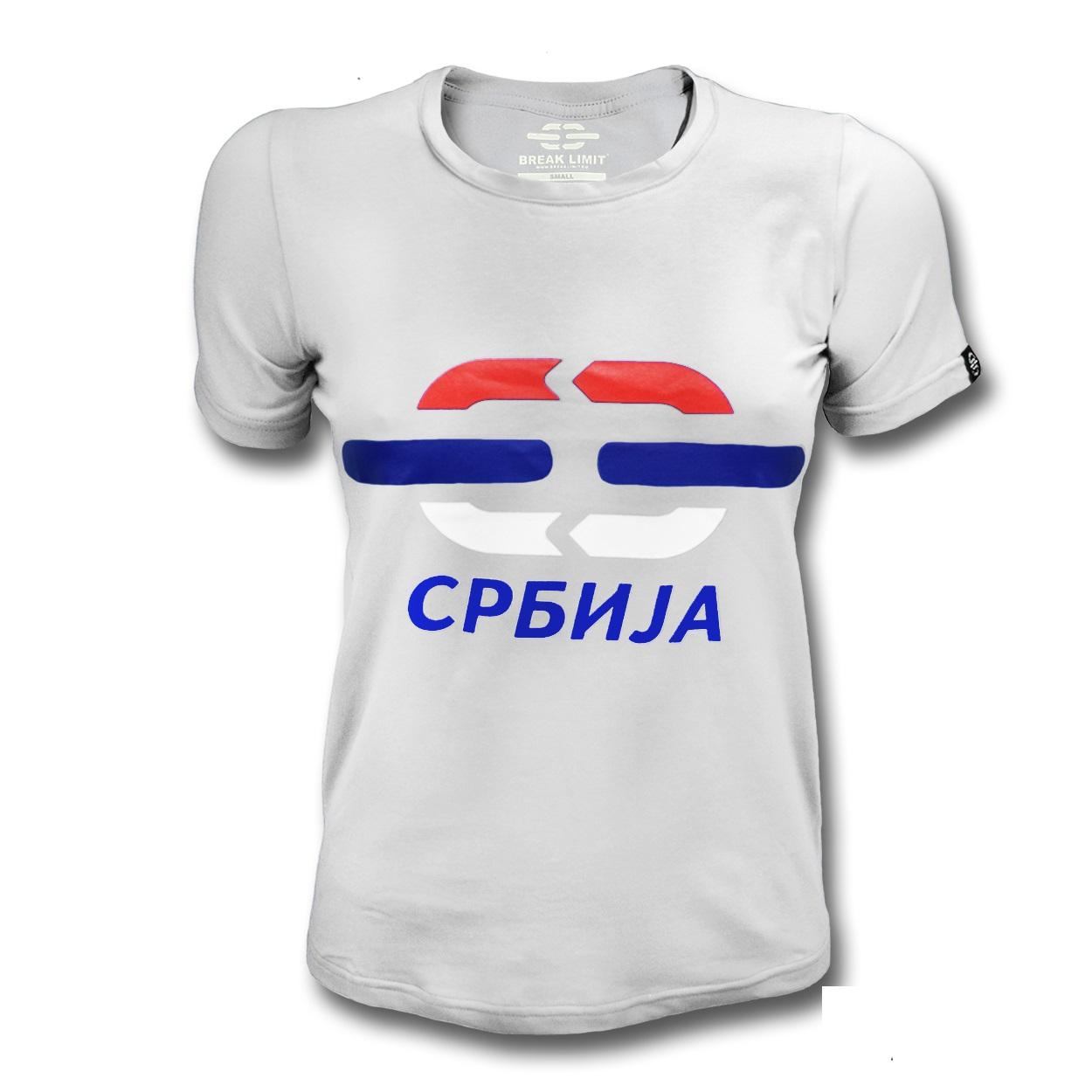 Ženska majica kratkih rukava Break Limit, Bela