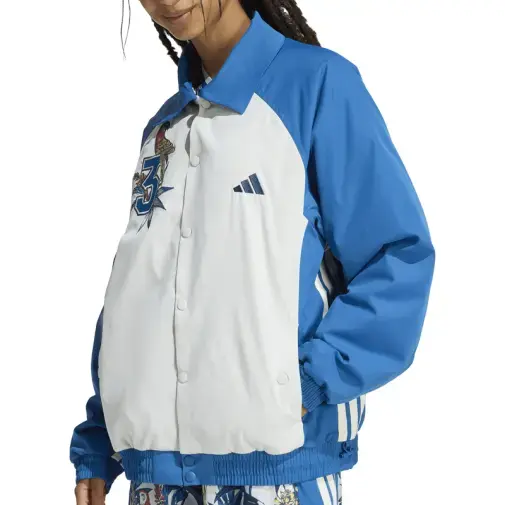 Adidas Ženski duks Farm, Belo-plavi